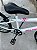 BICICLETA ARO (20) FEMININA COR BANCA S/ MARCHA FREIO V-BRAKE COM CESTA MILANO FAST - Imagem 4