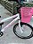 BICICLETA ARO (20) FEMININA COR BANCA S/ MARCHA FREIO V-BRAKE COM CESTA MILANO FAST - Imagem 8