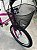 BICICLETA ARO (20) FEMININA COR PINK S/ MARCHA FREIO V-BRAKE COM CESTA MILANO FAST - Imagem 5