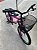 BICICLETA ARO (20) FEMININA COR PINK S/ MARCHA FREIO V-BRAKE COM CESTA MILANO FAST - Imagem 4