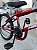 BICICLETA ARO (20) MASCULINA COR CROMOCOLOR VERMELHO S/MARCHA FREIO V-BRAKE MARCA MILANO FREESTYLE - Imagem 9