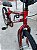BICICLETA ARO (20) MASCULINA COR CROMOCOLOR VERMELHO S/MARCHA FREIO V-BRAKE MARCA MILANO FREESTYLE - Imagem 5