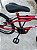 BICICLETA ARO (20) MASCULINA COR CROMOCOLOR VERMELHO S/MARCHA FREIO V-BRAKE MARCA MILANO FREESTYLE - Imagem 3