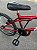 BICICLETA ARO (20) MASCULINA COR CROMOCOLOR VERMELHO S/MARCHA FREIO V-BRAKE MARCA MILANO FREESTYLE - Imagem 4