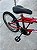BICICLETA ARO (20) MASCULINA COR CROMOCOLOR VERMELHO S/MARCHA FREIO V-BRAKE MARCA MILANO FREESTYLE - Imagem 4