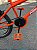 BICICLETA ARO (20) MASCULINA COR CROMOCOLOR LARANJA S/MARCHA FREIO V-BRAKE MARCA MILANO FREESTYLE - Imagem 3