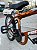 BICICLETA ARO (20) MASCULINA COR CROMOCOLOR DOURADA S/MARCHA FREIO V-BRAKE MARCA MILANO FREESTYLE - Imagem 9