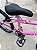 BICICLETA ARO (20) FEMININA COR ROSA S/ MARCHA FREIO V-BRAKE COM CESTA MILANO FAST - Imagem 3