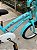 BICICLETA ARO (16) FEMININA AZUL TURQUEZA S/MARCHA FREIO V-BRAKE MILANO AURA - Imagem 4