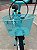 BICICLETA ARO (16) FEMININA AZUL TURQUEZA S/MARCHA FREIO V-BRAKE MILANO AURA - Imagem 7