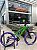BICICLETA MTB FREERIDE ARO (26) VIKINGX TUFF-X44 CAMBIO 8 VELOCIDADES (1X8) FREIO DISC HIDRAULICO COR VERDE/ROXO - Imagem 1