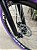 BICICLETA MTB FREERIDE ARO (26) VIKINGX TUFF-X44 CAMBIO 8 VELOCIDADES (1X8) FREIO DISC HIDRAULICO COR VERDE/ROXO - Imagem 10