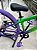 BICICLETA MTB FREERIDE ARO (26) VIKINGX TUFF-X44 CAMBIO 8 VELOCIDADES (1X8) FREIO DISC HIDRAULICO COR VERDE/ROXO - Imagem 6