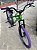 BICICLETA MTB FREERIDE ARO (26) VIKINGX TUFF-X44 CAMBIO 8 VELOCIDADES (1X8) FREIO DISC HIDRAULICO COR VERDE/ROXO - Imagem 9