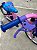 BICICLETA ARO (16) FEMININA COR ROSA/LILAS/AZUL S/MARCHA V-BRAKE MARCA MILANO CARTOON ALOHA - Imagem 9
