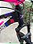 BICICLETA MTB FREERIDE ARO (26) VIKINGX TUFF X-25 CAMBIO 7VELOCIDADES (1X7) FREIO DISCO MECÂNICO COR PRETO/ROSA - Imagem 6