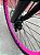 BICICLETA MTB FREERIDE ARO (26) VIKINGX TUFF X-25 CAMBIO 7VELOCIDADES (1X7) FREIO DISCO MECÂNICO COR PRETO/ROSA - Imagem 11