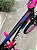 BICICLETA MTB FREERIDE ARO (26) VIKINGX TUFF X-25 CAMBIO 7VELOCIDADES (1X7) FREIO DISCO MECÂNICO COR PRETO/ROSA - Imagem 12
