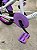 BICICLETA ARO (16) FEMININA COR BRANCA/LILAS S/MARCHA FREIO V-BRAKE MARCA VELOOH BABY - Imagem 3