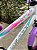 BICICLETA ARO (16) FEMININA COR BRANCA/LILAS S/MARCHA FREIO V-BRAKE MARCA VELOOH BABY - Imagem 4