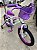 BICICLETA ARO (16) FEMININA COR BRANCA/LILAS S/MARCHA FREIO V-BRAKE MARCA VELOOH BABY - Imagem 10