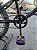 BICICLETA ARO (20) MASCULINA COR PRETO/VIOLETA S/MARCHA FREIO V-BRAKE MARCA VELOOH CROSS - Imagem 4