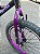 BICICLETA ARO (20) MASCULINA COR PRETO/VIOLETA S/MARCHA FREIO V-BRAKE MARCA VELOOH CROSS - Imagem 8