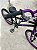 BICICLETA ARO (20) MASCULINA COR PRETO/VIOLETA S/MARCHA FREIO V-BRAKE MARCA VELOOH CROSS - Imagem 6