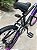 BICICLETA ARO (20) MASCULINA COR PRETO/VIOLETA S/MARCHA FREIO V-BRAKE MARCA VELOOH CROSS - Imagem 10