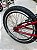 BICICLETA ARO (20) MASCULINA COR VERMELHA S/MARCHA FREIO V-BRAKE MARCA VELOOH CROSS COLOR - Imagem 4