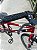 BICICLETA ARO (20) MASCULINA COR VERMELHA S/MARCHA FREIO V-BRAKE MARCA VELOOH CROSS COLOR - Imagem 7
