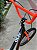 BICICLETA ARO (20) MASCULINA COR PRETO/LARANJA NEON S/MARCHA FREIO V-BRAKE MARCA VELOOH CROSS - Imagem 9