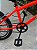 BICICLETA ARO (20) MASCULINA COR LARANJA NEON S/MARCHA FREIO V-BRAKE MARCA VELOOH CROSS - Imagem 3