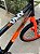 BICICLETA ARO (20) MASCULINA COR PRETO/LARANJA NEON S/MARCHA FREIO V-BRAKE MARCA VELOOH CROSS - Imagem 4