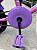 BICICLETA ARO (16) FEMININA COR ROSA/LILAS S/MARCHA FREIO V-BRAKE MARCA VELOOH BABY - Imagem 3