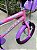 BICICLETA ARO (16) FEMININA COR ROSA/LILAS S/MARCHA FREIO V-BRAKE MARCA VELOOH BABY - Imagem 6