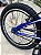 BICICLETA ARO (20) MASCULINA COR AZUL S/MARCHA FREIO V-BRAKE MARCA VELOOH CROSS COLOR - Imagem 2