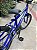 BICICLETA ARO (20) MASCULINA COR AZUL S/MARCHA FREIO V-BRAKE MARCA VELOOH CROSS COLOR - Imagem 10