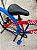 BICICLETA MTB FREERIDE ARO (26) VIKINGX TUFF X-25 CAMBIO 7VELOCIDADES (1X7) FREIO DISCO MECÂNICO COR VERMELHO/AZUL - Imagem 5