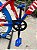 BICICLETA MTB FREERIDE ARO (26) VIKINGX TUFF X-25 CAMBIO 7VELOCIDADES (1X7) FREIO DISCO MECÂNICO COR VERMELHO/AZUL - Imagem 6