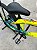 BICICLETA MTB FREERIDE ARO (26) VIKINGX TUFF X-44 CAMBIO 7VELOCIDADES (1X7) FREIO DISCO MECÂNICO COR AMARELO/VERDE - Imagem 5