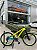 BICICLETA MTB FREERIDE ARO (26) VIKINGX TUFF X-44 CAMBIO 7VELOCIDADES (1X7) FREIO DISCO MECÂNICO COR AMARELO/VERDE - Imagem 1