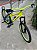 BICICLETA MTB FREERIDE ARO (26) VIKINGX TUFF X-44 CAMBIO 7VELOCIDADES (1X7) FREIO DISCO MECÂNICO COR AMARELO/VERDE - Imagem 11