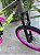 BICICLETA MTB FREERIDE ARO (26) VELOOH RIDE 7 VELOCIDADES (1X7) FREIO DISC MECÂNICO COR AMARELO NEON/ROSA - Imagem 7