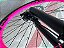 BICICLETA MTB FREERIDE ARO (26) VELOOH RIDE 7 VELOCIDADES (1X7) FREIO DISC MECÂNICO COR AMARELO NEON/ROSA - Imagem 15