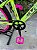 BICICLETA MTB FREERIDE ARO (26) VELOOH RIDE 7 VELOCIDADES (1X7) FREIO DISC MECÂNICO COR AMARELO NEON/ROSA - Imagem 4
