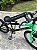 BICICLETA ARO (20) MASCULINA COR PRETA/VERDE S/MARCHA FREIO V-BRAKE MARCA VELOOH CROSS - Imagem 4