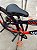 BICICLETA MTB FREERIDE ARO (26) VIKINGX TUFF X-25 CAMBIO 7VELOCIDADES (1X7) FREIO DISCO MECÂNICO COR ROXO/LARANJA - Imagem 7