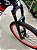 BICICLETA MTB FREERIDE ARO (26) VIKINGX TUFF X-25 CAMBIO 7VELOCIDADES (1X7) FREIO DISCO MECÂNICO COR ROXO/LARANJA - Imagem 5