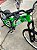 BICICLETA MTB FREERIDE ARO (26) VIKINGX TUFF X-25 CAMBIO 7VELOCIDADES (1X7) FREIO DISCO MECÂNICO COR VERDE/BRANCO - Imagem 8